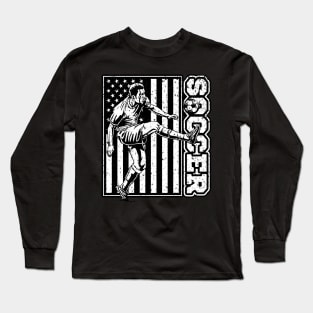 USA Soccer Player Long Sleeve T-Shirt